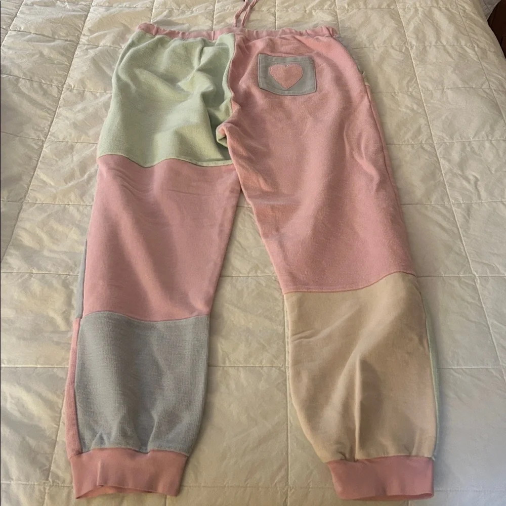 LoveShackFancy Patchwork Joggers - Picture 5 of 7